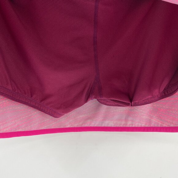 Athleta women's tennis workout skirt size 10 pink purple Athleisure Lined - Picture 6 of 10